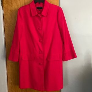 Fuscia pink Womens light weight coat